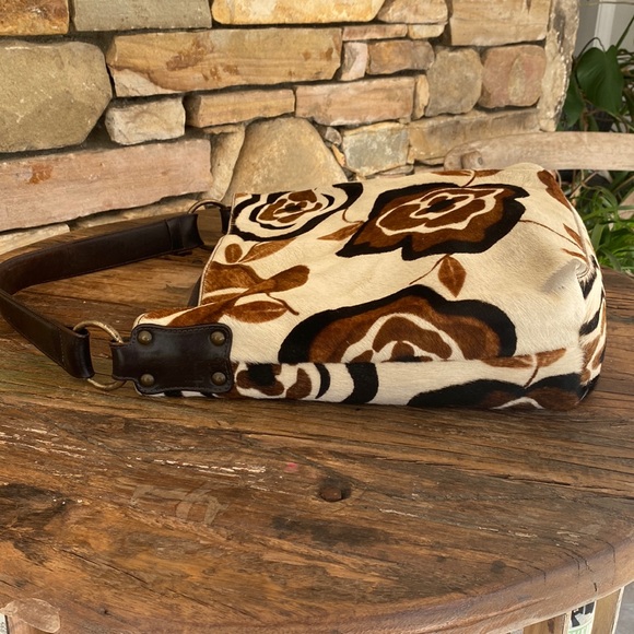 Maurizio Taiuti Tote Bag Floral Printed Calf Hair - Picture 5 of 17